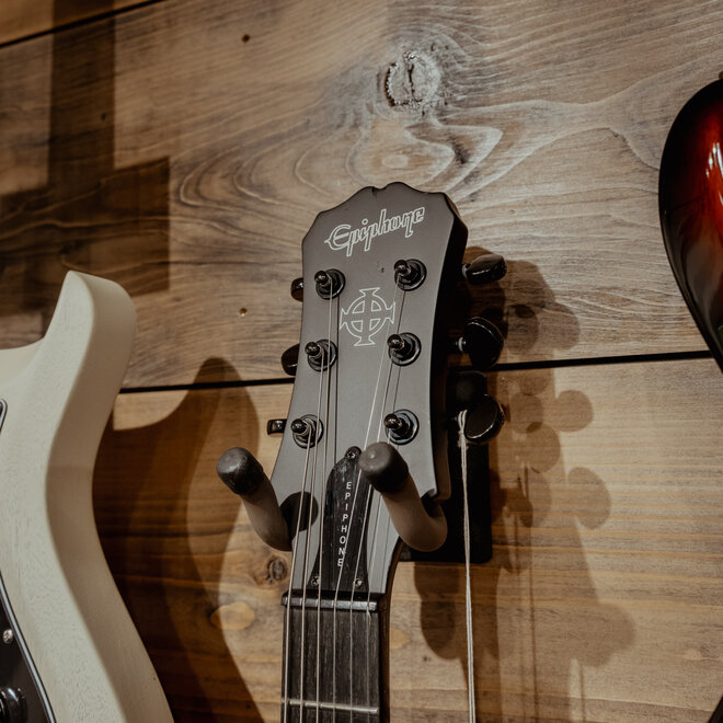 Epiphone Les Paul Studio Gothic Electric, Black w/Deluxe Hardcase