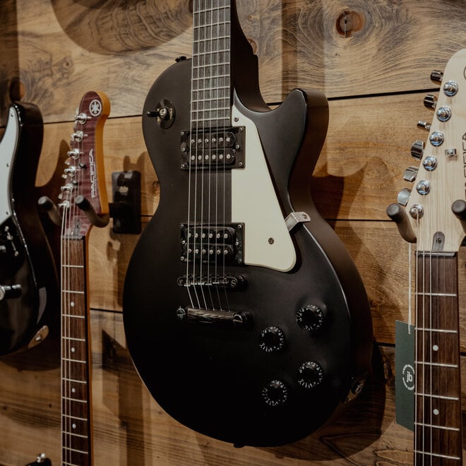 Epiphone Les Paul Studio Gothic Electric, Black w/Deluxe Hardcase