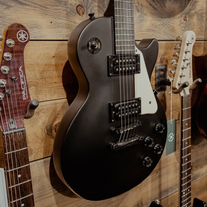 Epiphone Les Paul Studio Gothic Electric, Black w/Deluxe Hardcase