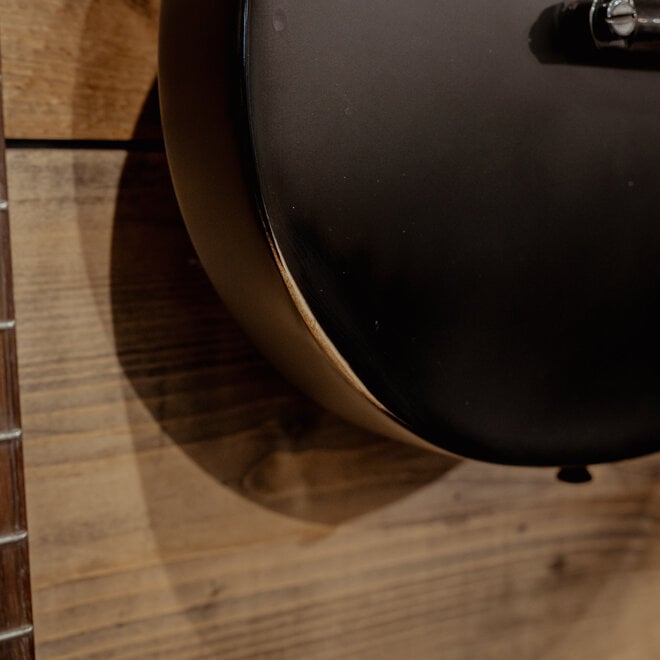 Epiphone Les Paul Studio Gothic Electric, Black w/Deluxe Hardcase