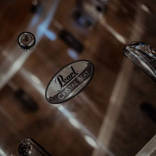 Pearl Crystal Beat 6pc Drum Kit Shell Pack, Clear Acrylic