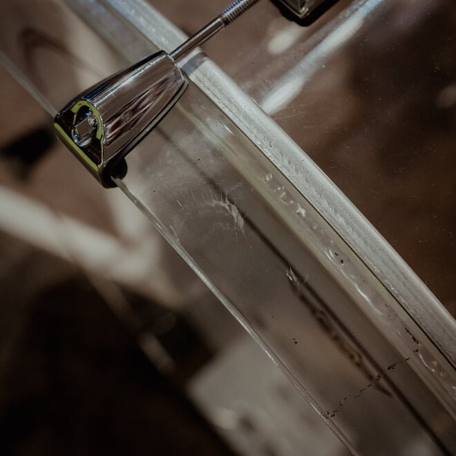 Pearl Crystal Beat 6pc Drum Kit Shell Pack, Clear Acrylic