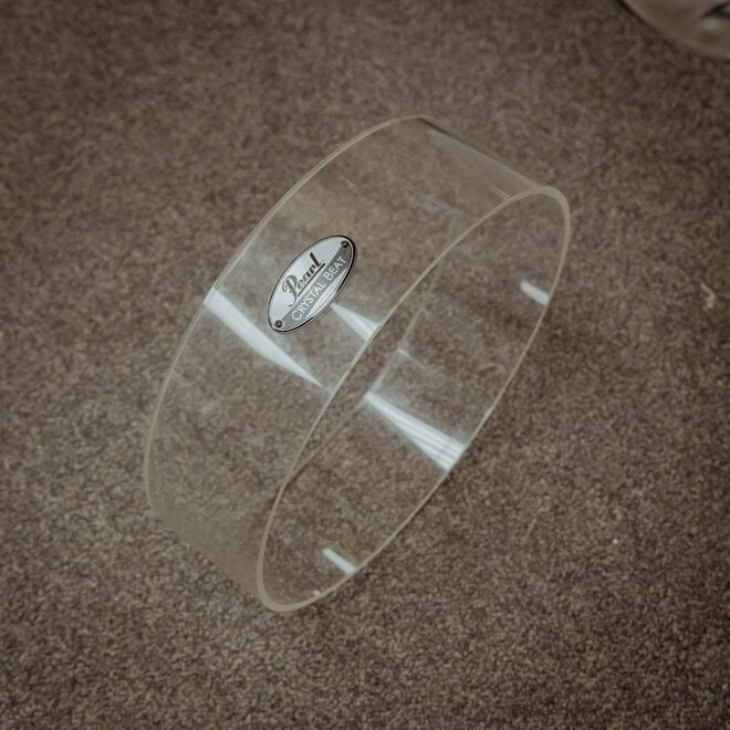 Pearl Crystal Beat Replacement Snare Shell for 5.5" Free Floating Snare, Clear Acrylic