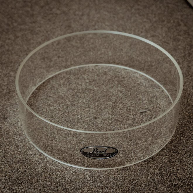 Pearl Crystal Beat Replacement Snare Shell for 5.5" Free Floating Snare, Clear Acrylic