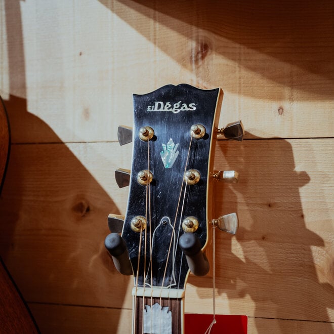 El Degas G B29 Super Jumbo Acoustic Guitar, Natural w/Case