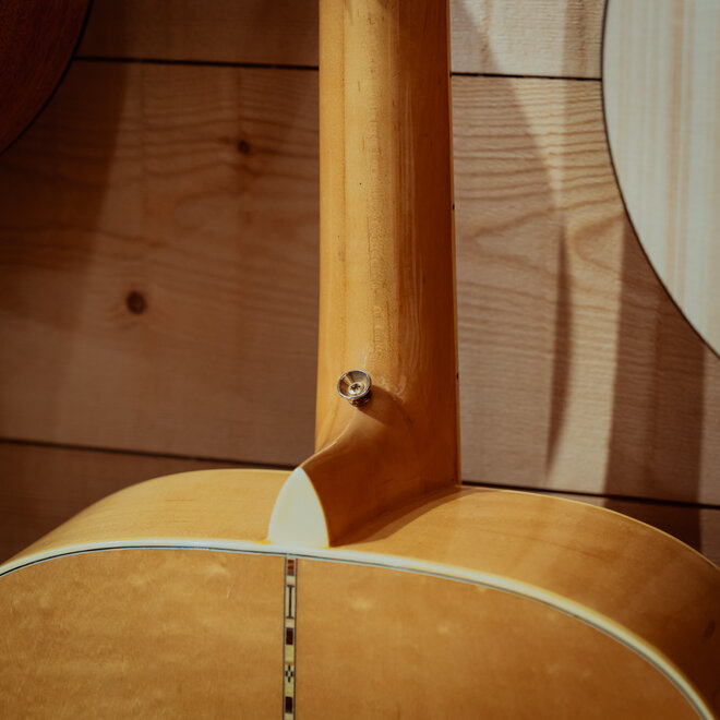 El Degas G B29 Super Jumbo Acoustic Guitar, Natural w/Case