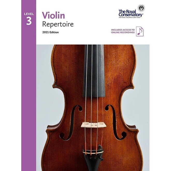 RCM Violin Repertoire, Level 3, 2021 Edition
