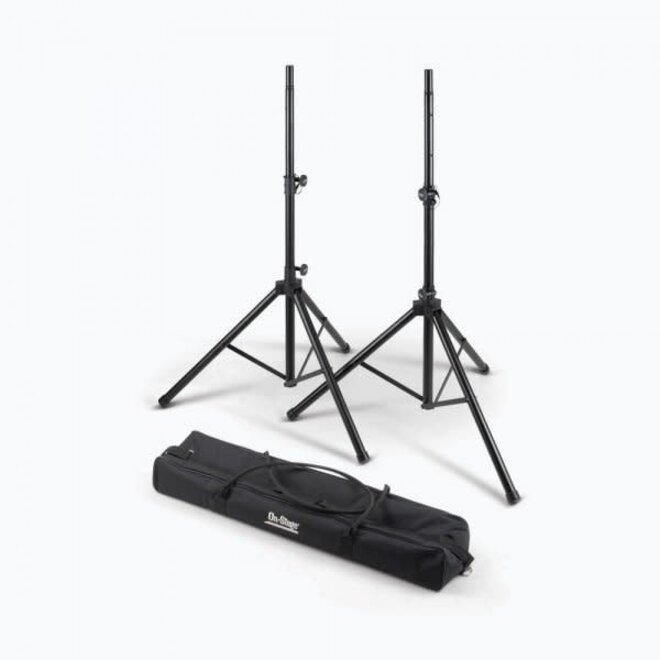 On-Stage SSP7950 Aluminum Speaker Stand Pack, w/Bag
