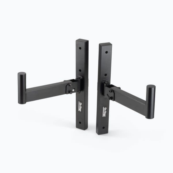 On-Stage SS7323B Adjustable Wall-Mount Speaker Brackets (Pair)