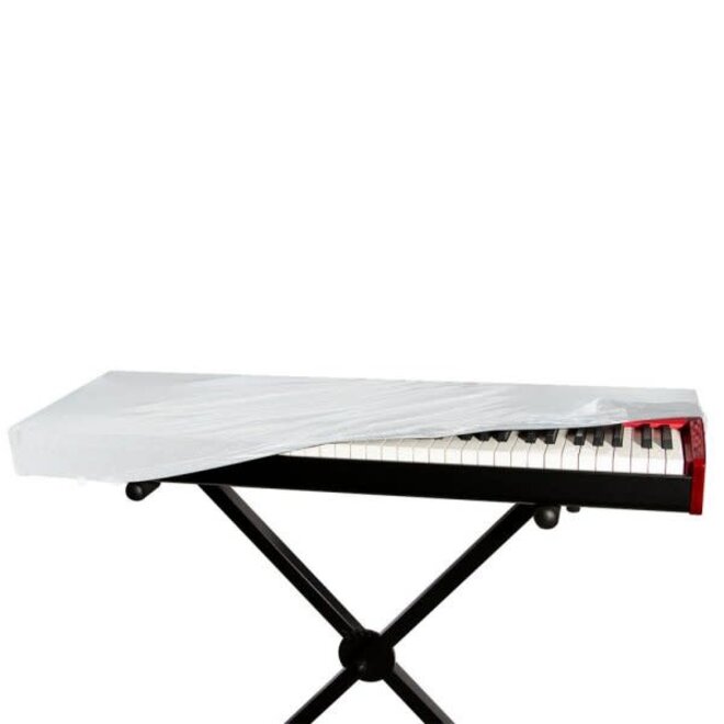 On-Stage KDA7088W 88-Key Keyboard Dust Cover, White