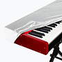On-Stage KDA7088W 88-Key Keyboard Dust Cover, White