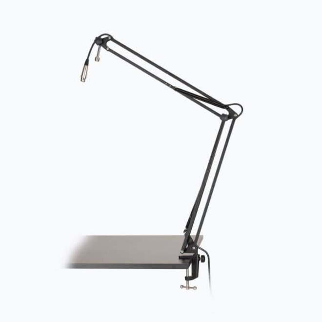 On-Stage MBS5000 Deskmount Microphone Boom Arm, w/XLR Cable