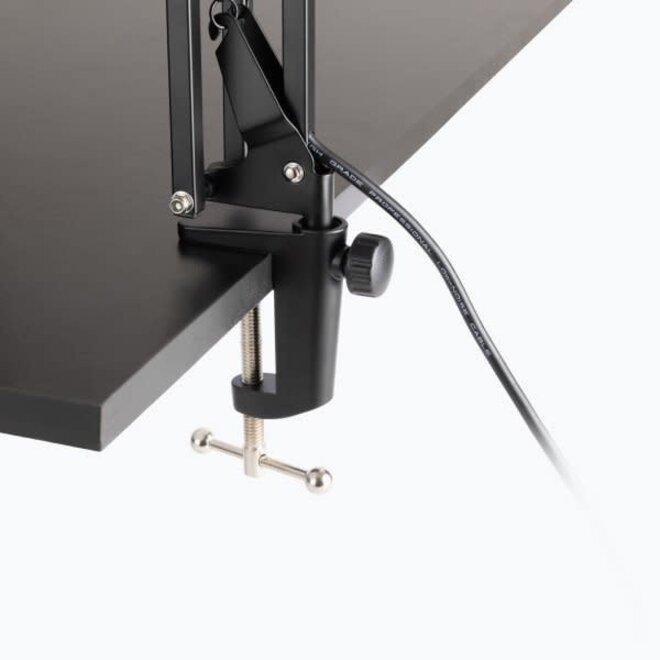 On-Stage MBS5000 Deskmount Microphone Boom Arm, w/XLR Cable