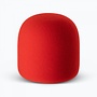 On-Stage Microphone Windscreen, Red