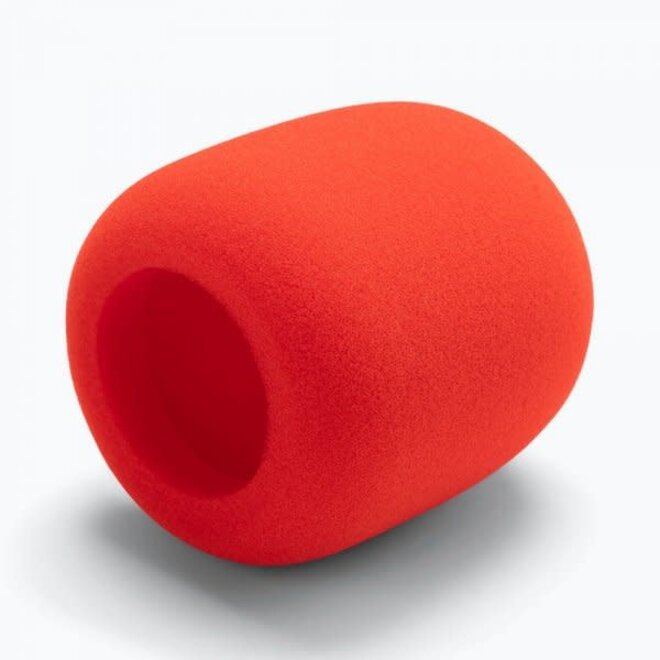 On-Stage Microphone Windscreen, Red