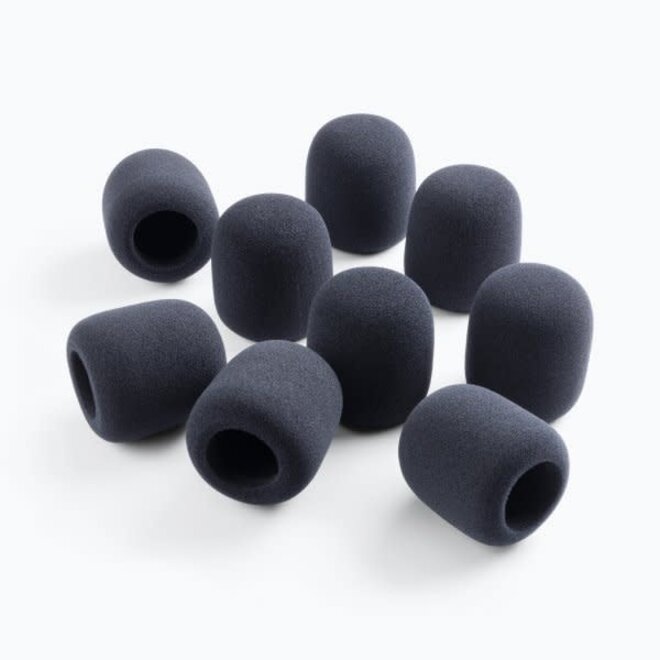 On-Stage Microphone Windscreen Pack, Black (9 Pack)