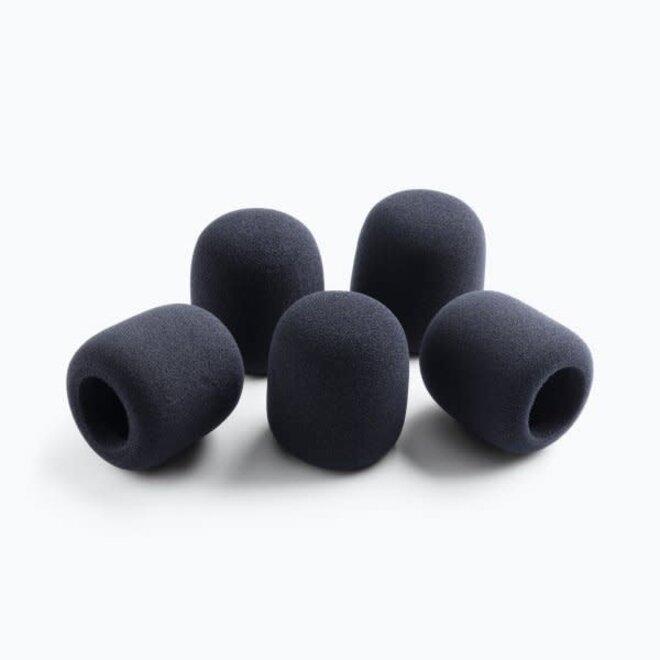 On-Stage Microphone Windscreen Pack, Black (5 Pack)