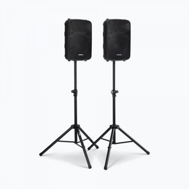 On-Stage SSP7750 Compact Speaker Stand Pack, w/Carry Bag