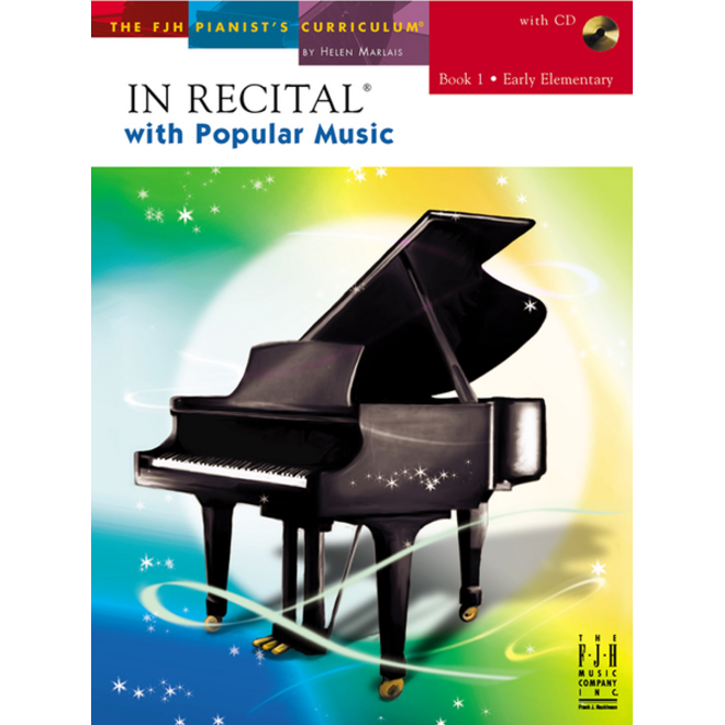 FJH In Recital with Popular Music, Book 1, w/CD