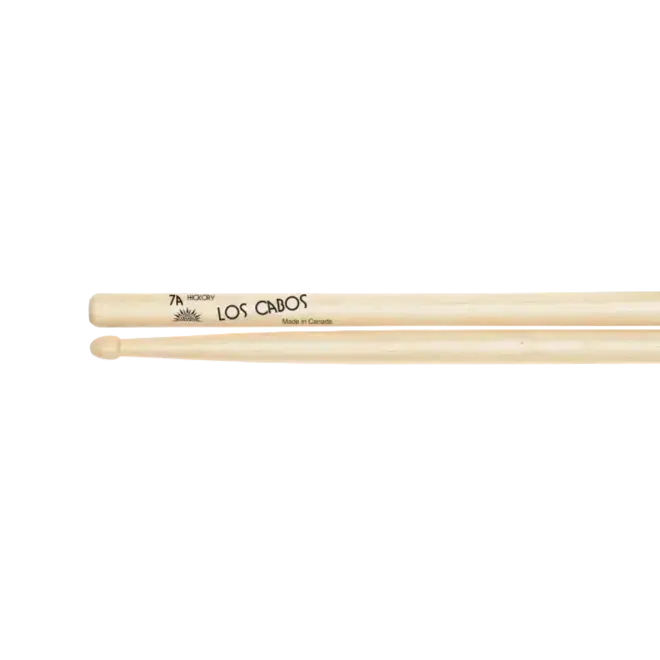 Los Cabos White Hickory Drumsticks, Acorn Tip, 7A