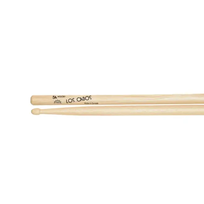 Los Cabos White Hickory Drumsticks, Acorn Tip, 5A