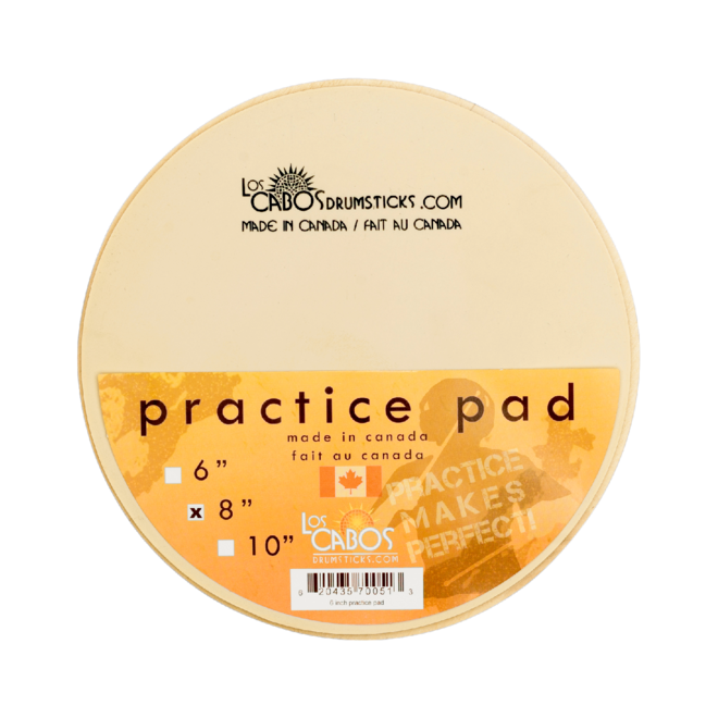 Los Cabos Drum Practice Pad, 8"
