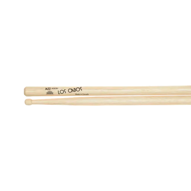 Los Cabos Jazz White Hickory Drumsticks, Barrel Tip