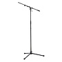 K&M 210/9 Microphone Stand w/Telescoping Boom, Black