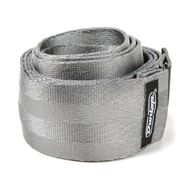 Jim Dunlop Deluxe Seatbelt Guitar Strap, Grey