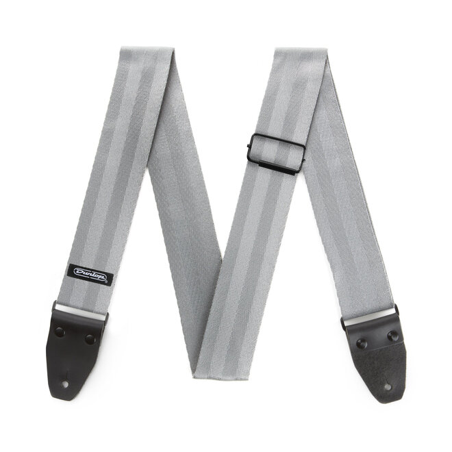 Jim Dunlop Deluxe Seatbelt Guitar Strap, Grey