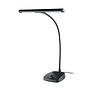 K&M 12298 Dimmable LED Piano Lamp, Black