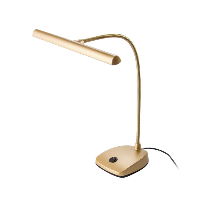 K&M 12297 LED Piano Lamp, Gold