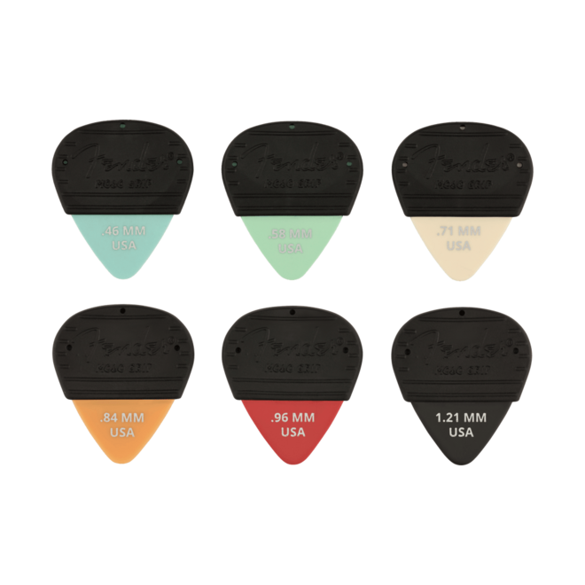 Fender Mojo Grip Dura-Tone Delrin Guitar Picks (3 Pack)