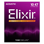 Elixir 16152 Nanoweb Phosphor Bronze Acoustic Guitar Strings, 12-String, 10-47 Light