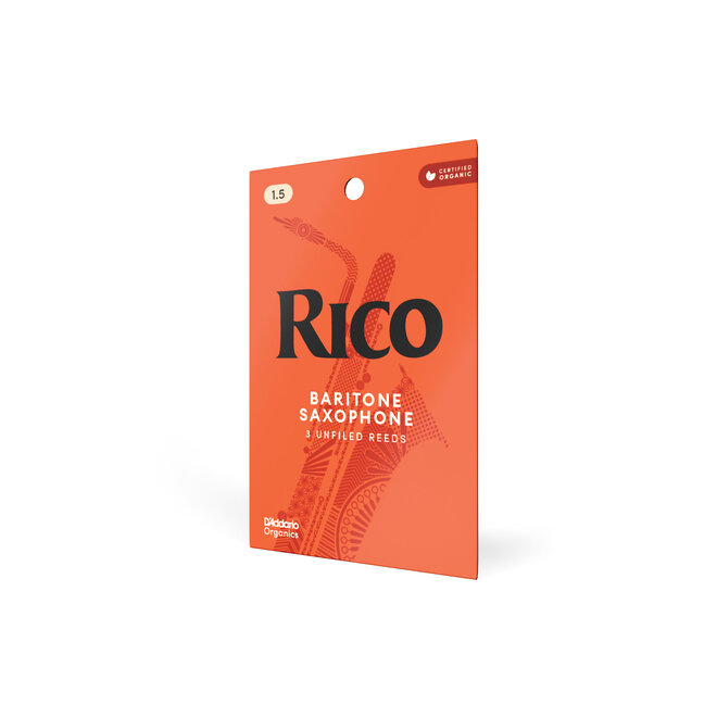 D'Addario Rico Organic Baritone Saxophone Reeds (3 Pack)
