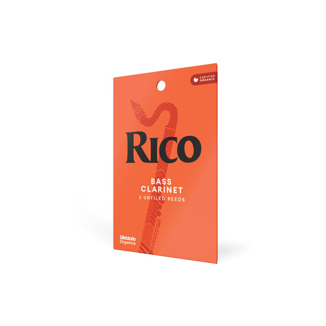 D'Addario Rico Organic Bass Clarinet Reeds (3 Pack)