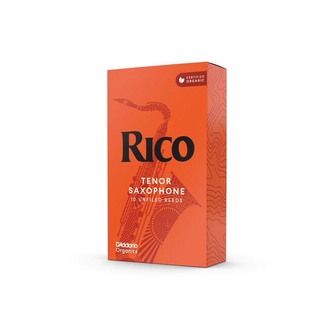 D'Addario Rico Organic Tenor Saxophone Reeds (10 Pack)