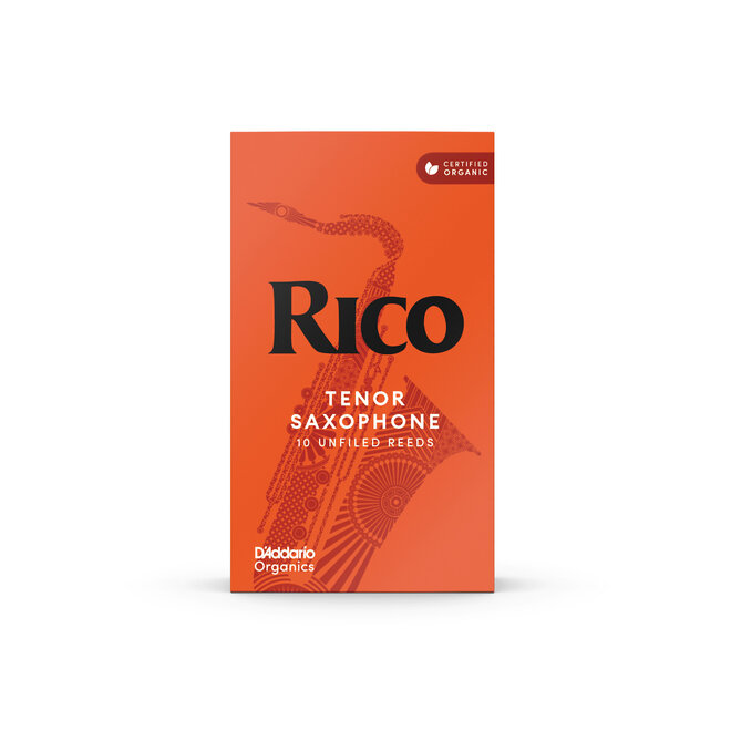 D'Addario Rico Organic Tenor Saxophone Reeds (10 Pack)