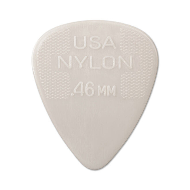Jim Dunlop Nylon Standard Guitar Picks, .46 (12 Pack)