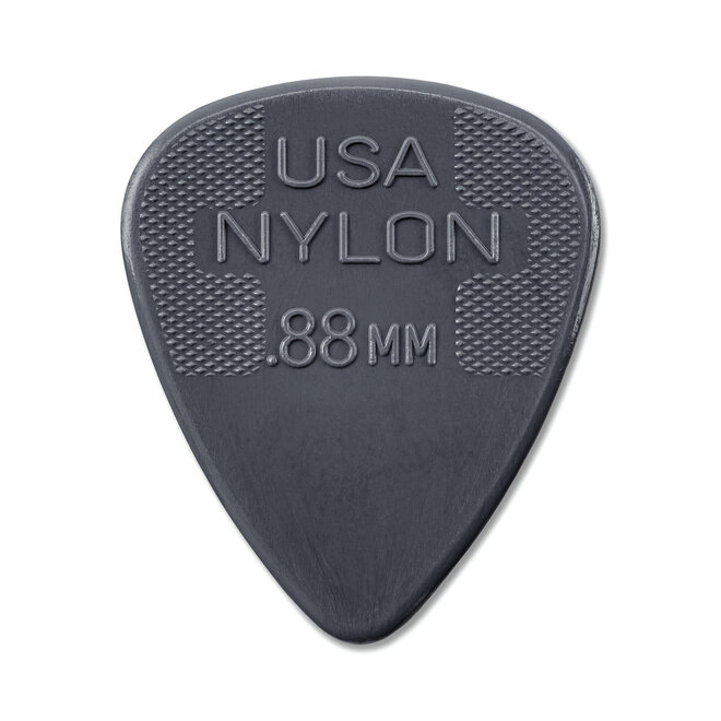 Jim Dunlop Nylon Standard Guitar Picks, .88 (12 Pack)