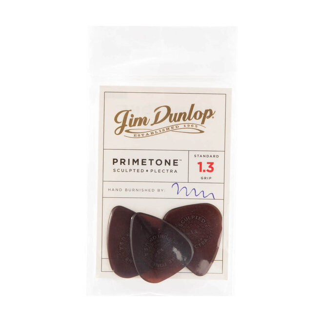 Jim Dunlop Primetone Standard Grip Guitar Picks, 1.3 (3 Pack)