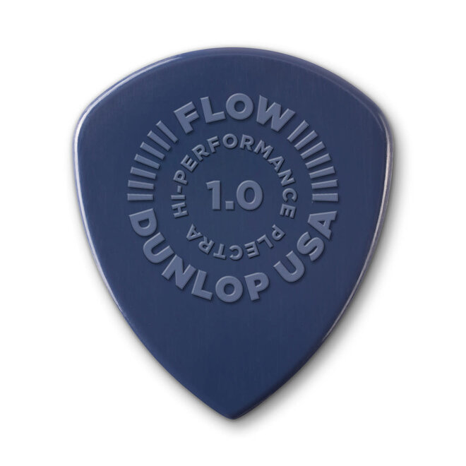 Jim Dunlop Flow Nylon Guitar Picks, 1.0 (12 Pack)
