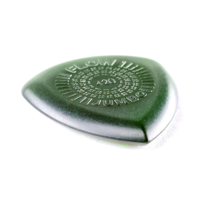 Jim Dunlop Flow Jumbo Grip Guitar Picks, 4.2 (2 Pack)