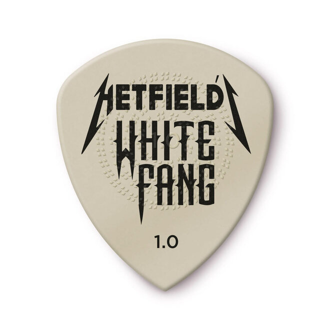 Jim Dunlop Hetfield's White Fang Custom Flow Guitar Picks, 1.0 (6 Pack)