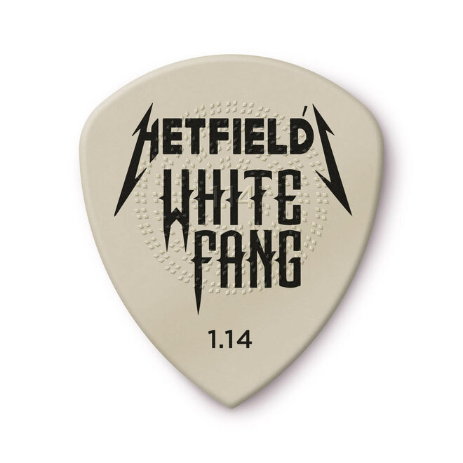 Jim Dunlop Hetfield's White Fang Custom Flow Guitar Picks, 1.14 (6 Pack)