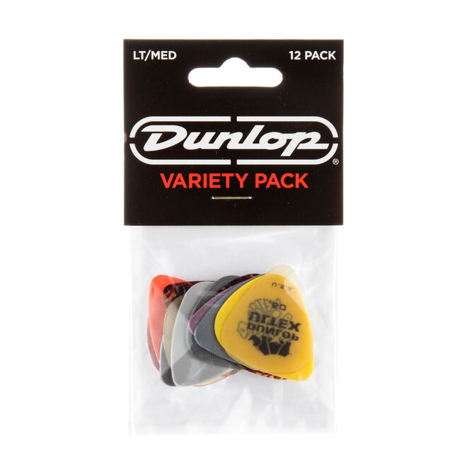 Dunlop Variety Guitar Pick Pack, Light/Medium (12 Pack)