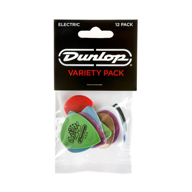 Jim Dunlop Electric Variety Guitar Pick Pack (12 Pack)