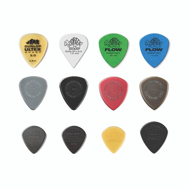 Dunlop Shred Variety Guitar Pick Pack (12 Pack)