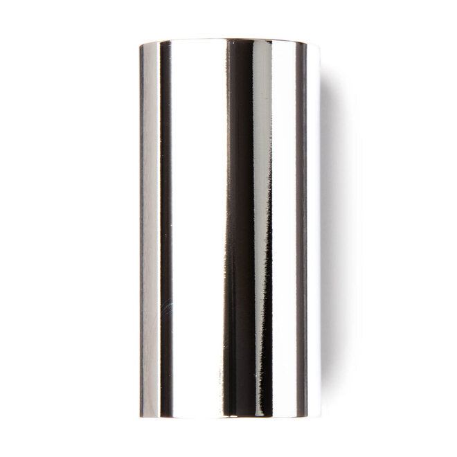 Dunlop Chromed Steel Medium Wall Short Slide, Large