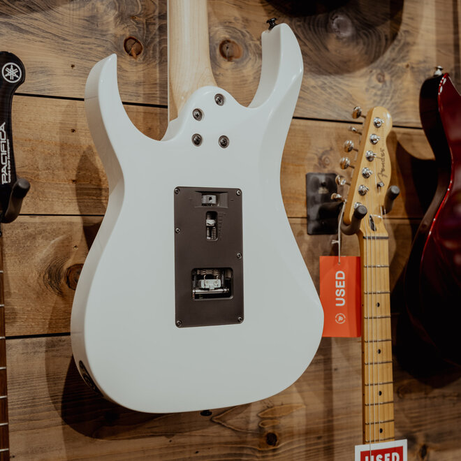 Ibanez RG350DXZ HSH Electric Guitar, Floyd Rose, White, w/Gigbag